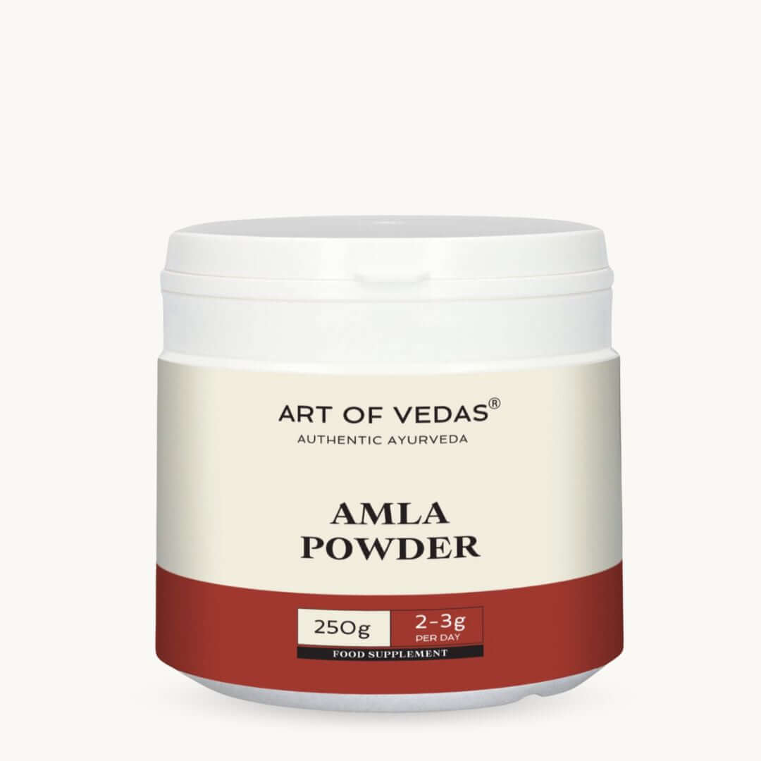 Art of Vedas Amla Powder 250g - Ayurvedic Food Supplement Rich in Vitamin C for Immunity and Hair Health