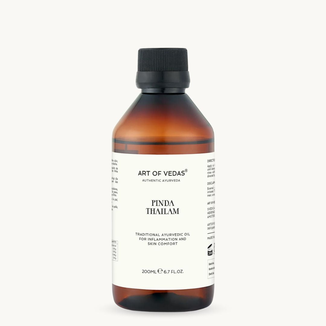 Art of Vedas Pinda Thailam 200ml - Traditional Ayurvedic Oil for Inflammation and Skin Comfort