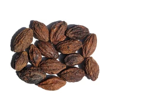 Dried Haritaki fruits - traditional Ayurvedic herbal ingredient used in Triphala for digestive health and detox by Art of Vedas