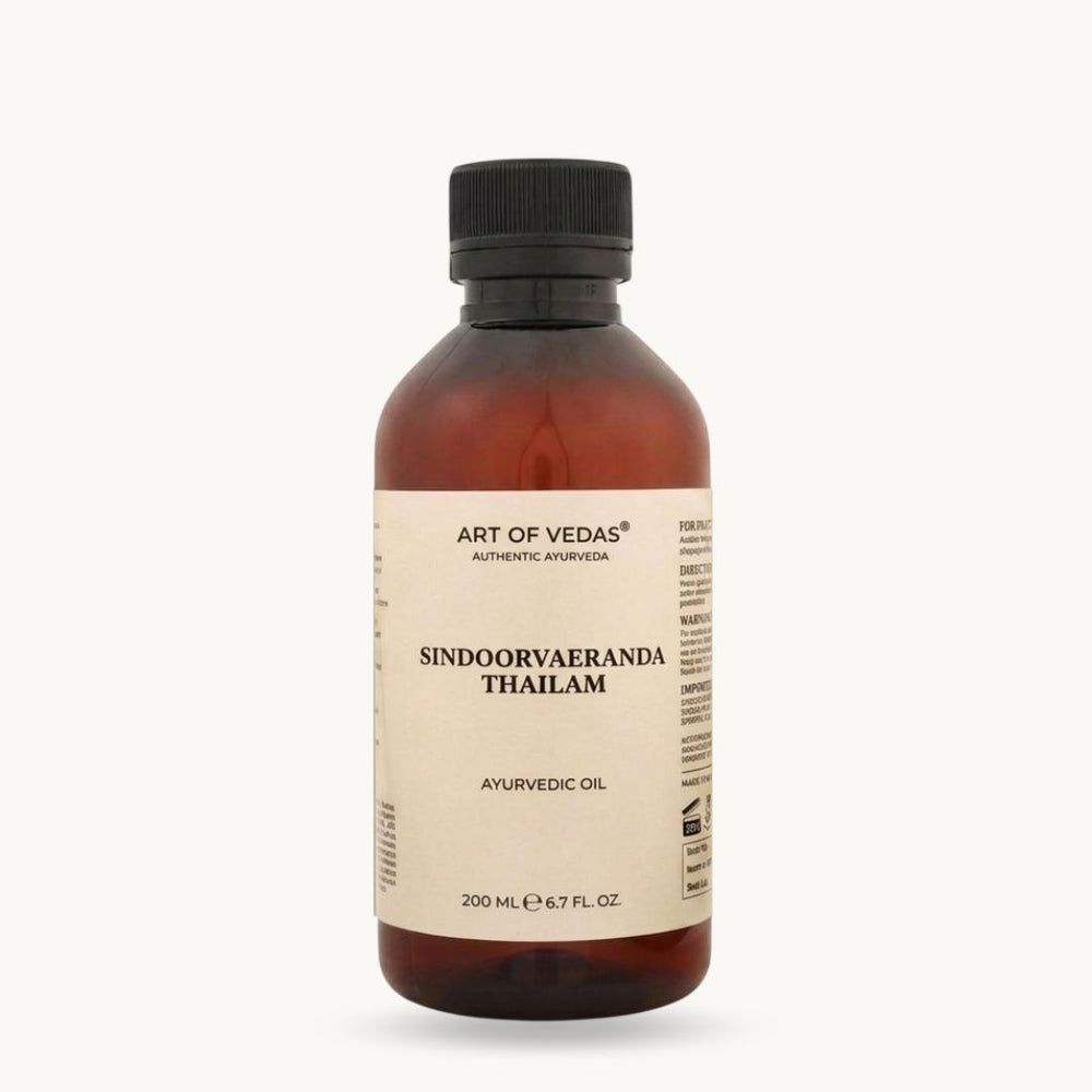 Art of Vedas, Sinduvarairanda Thailam, 200 ml, klassisk ayurvedisk Thailam