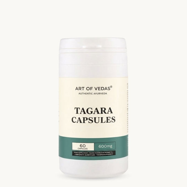 Art of Vedas, Tagara Capsules, ayurvediskt tillskott