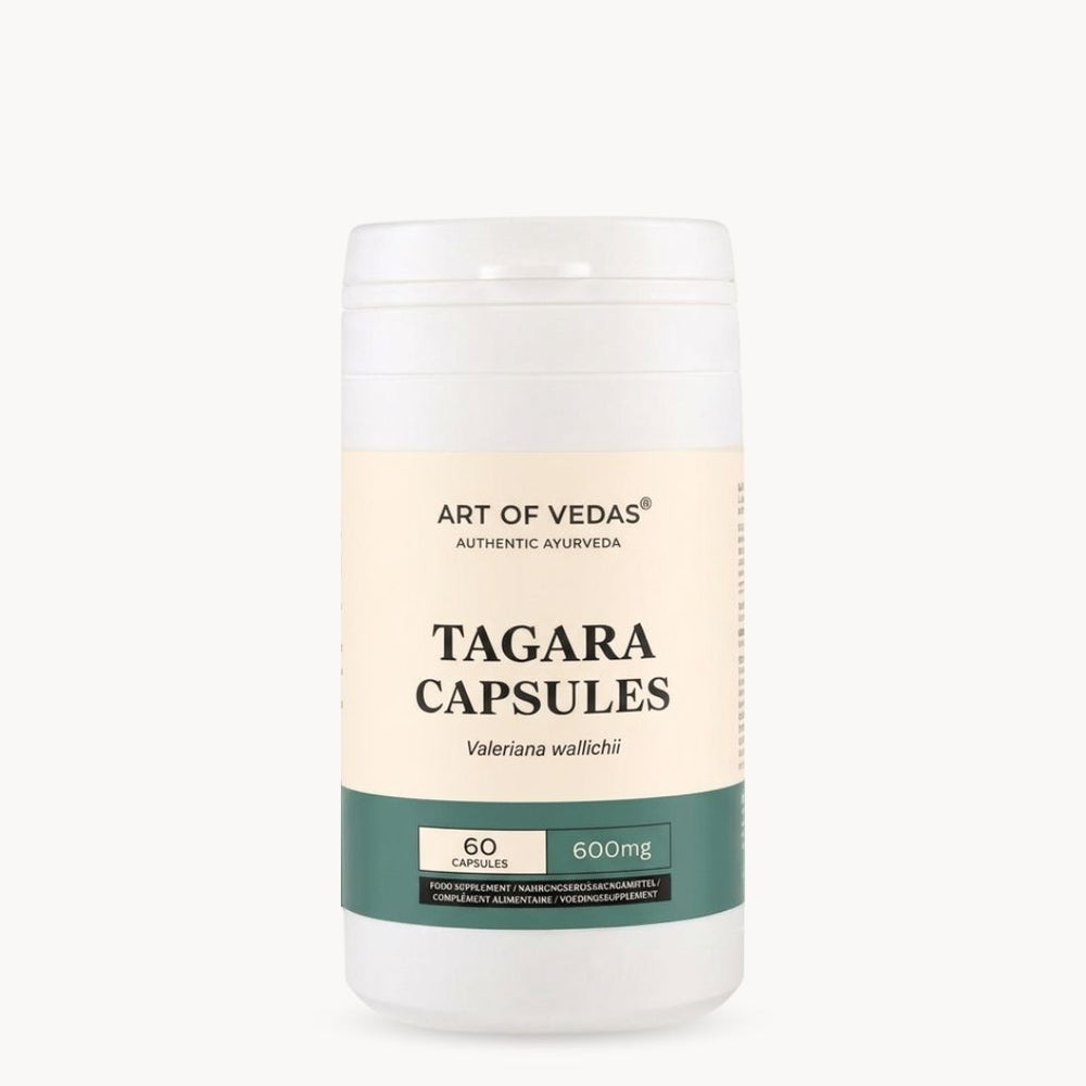 Art of Vedas, Tagara Kapslar, ayurvediskt tillskott
