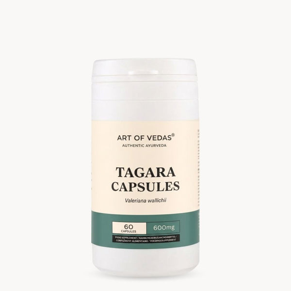 Art of Vedas, Tagara Kapslar, ayurvediskt tillskott