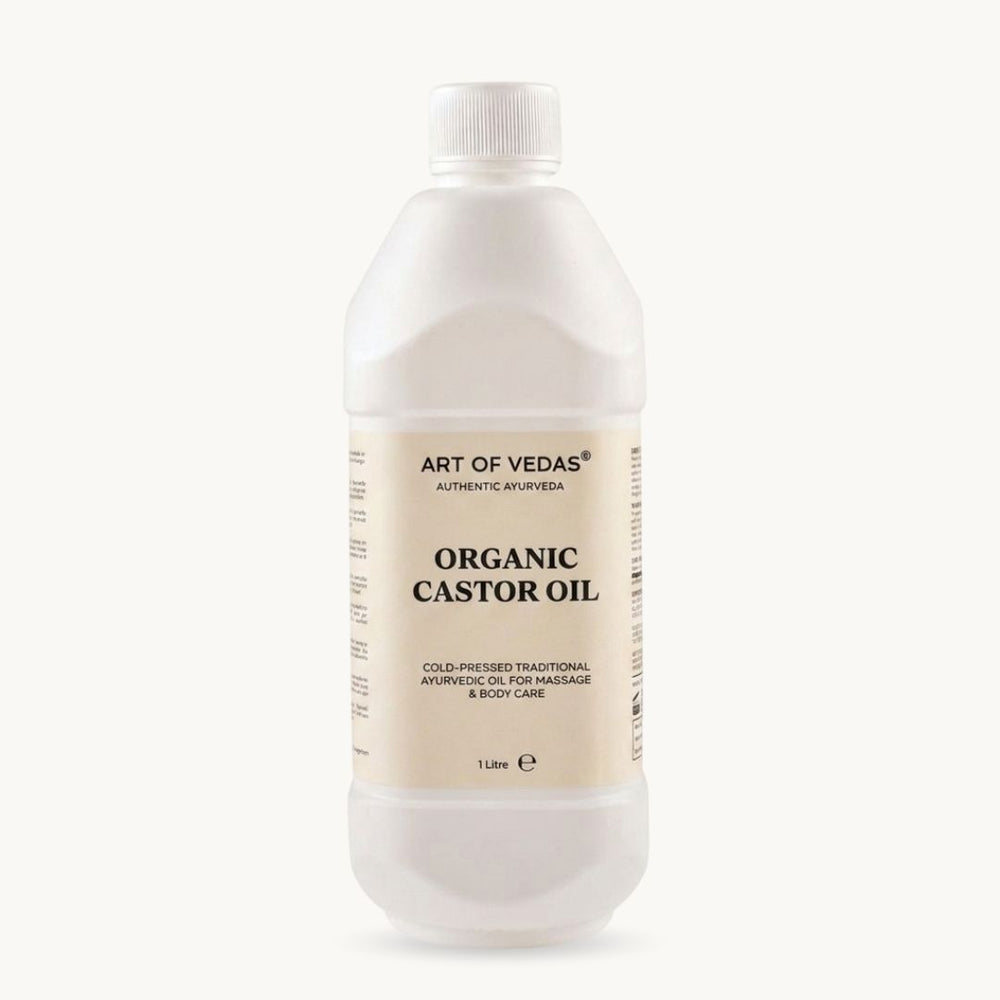 Art of Vedas, Ekologisk ricinolja, 1 liter, klassisk ayurvedisk beredning