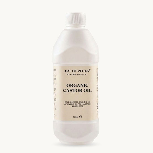 Art of Vedas, Ekologisk ricinolja, 1 liter, klassisk ayurvedisk beredning